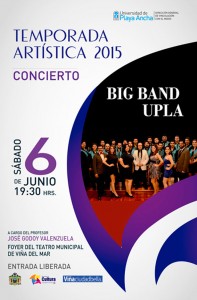 Afiche Big Band UPLA