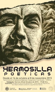 Afiche Hermosilla: Poéticas