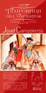 Afiche Josef Campderrós