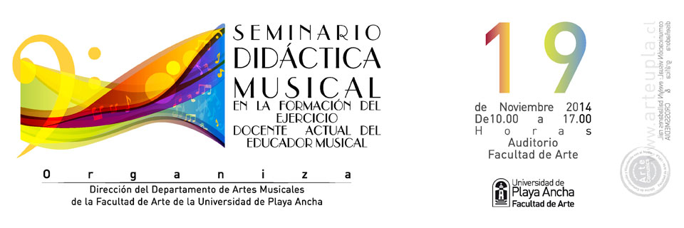 Actualizado: Suspenden Seminario sobre didáctica musical en la formación del ejercicio docente en la UPLA