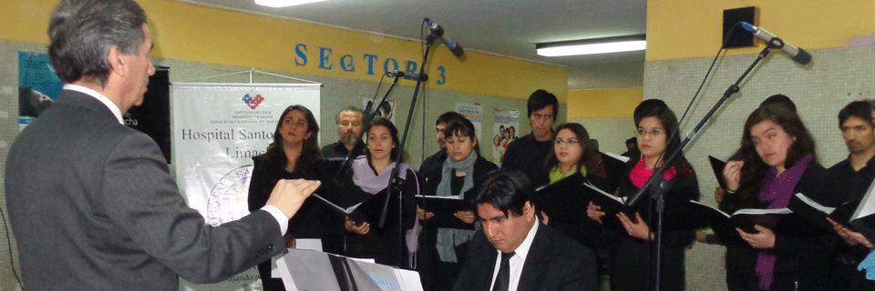 Coro de Cámara de la UPLA presentó su repertorio en Hospital de Limache