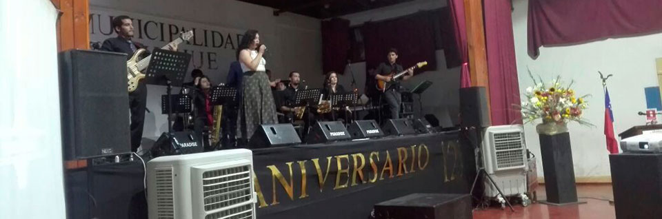 Big Band UPLA se presentó en aniversario de la comuna de Panquehue
