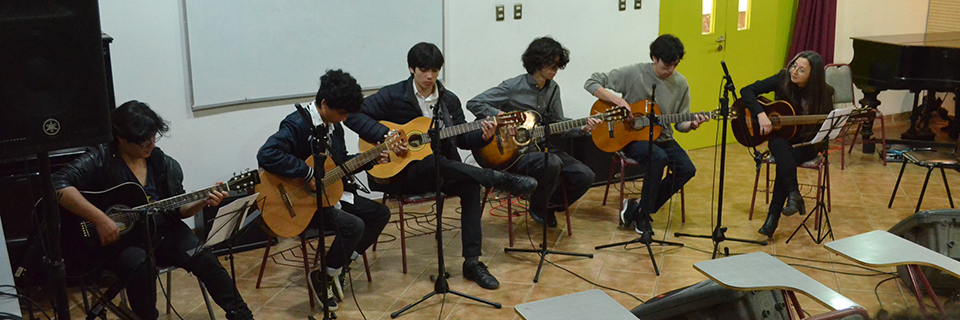 II Encuentro de Ensambles Escolares de Guitarras reunió a cinco agrupaciones en la Facultad de Arte